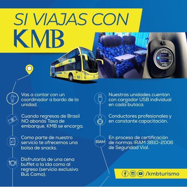 Flyer si viajas con kmb